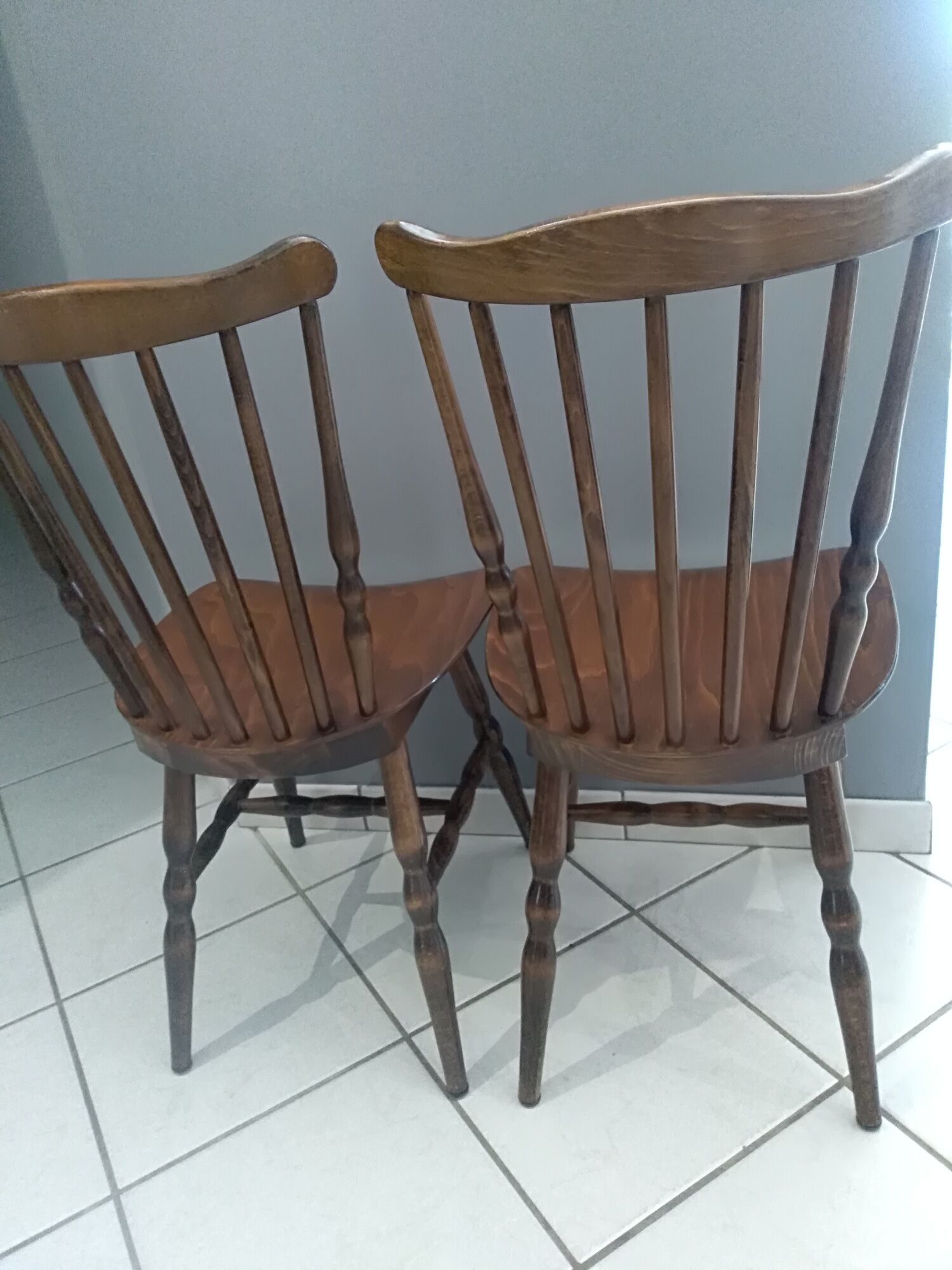 Suite of 6 Chairs by Bistrot Baumann Tacomaacoma 1970