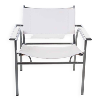 White leather chair – G. Vollenbrock – Hennie de Jong