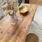 2m pine farm table