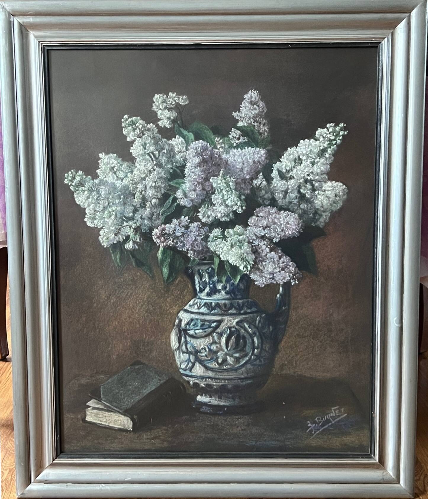 Painting "Lilacs in a vase"