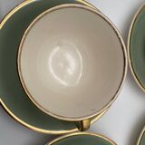 Service à thé et café Villeroy et Boch en porcelaine vert d’eau