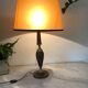Vintage leather and brass lamp the Tanner