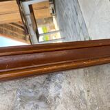 Rectangular wood mirror