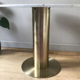 Table en marbre et laiton de Tom Dixon modèle "flash circle"