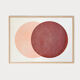 Painting on paper 50x70cm •Pink moon • signed Eawy