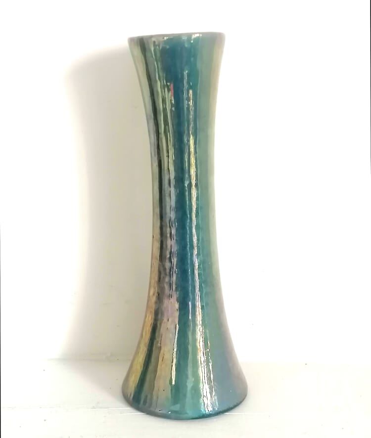 Vase by Cytère, flamed sandstone from Rambervillers around 1930