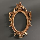 Golden baroque frame