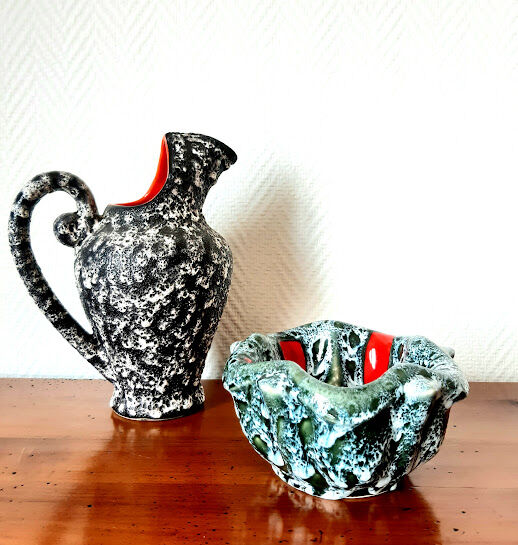 Ceramic pitcher Musarra Mabyjo's Vallauris 1970