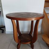 Round art deco pedestal table