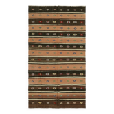 Turkish Handmade Vintage Anatolian Kilim 185 cm x 320 cm