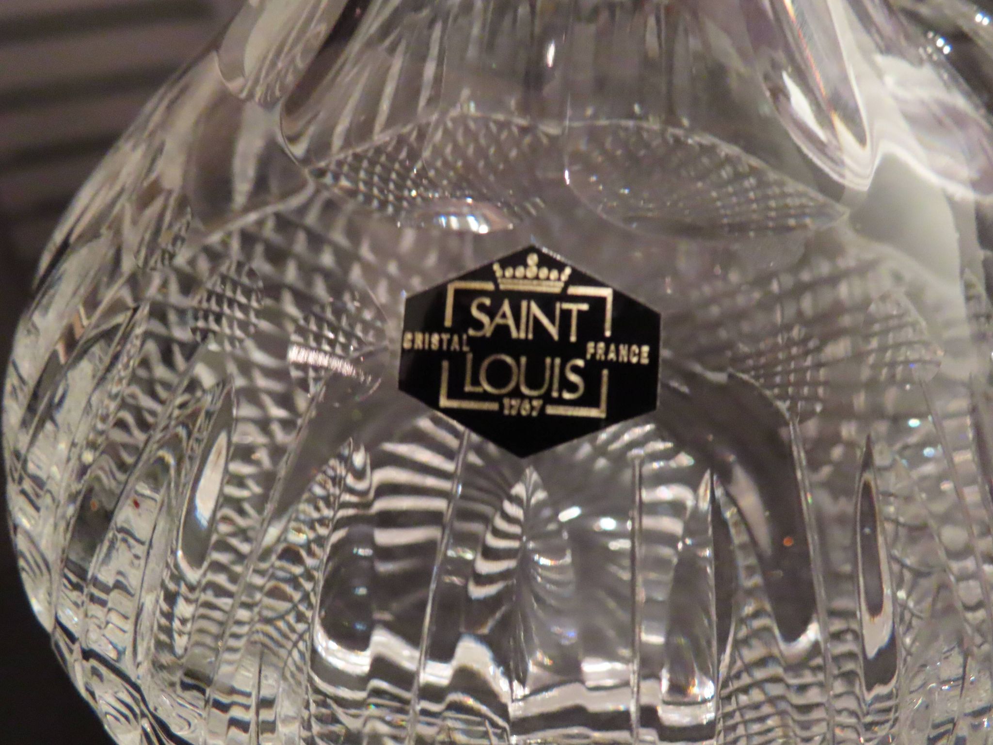 Tommy carafe / decanter, saint-louis crystal