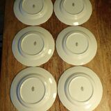 6 Lunéville Tulip Lamp Flat Plates