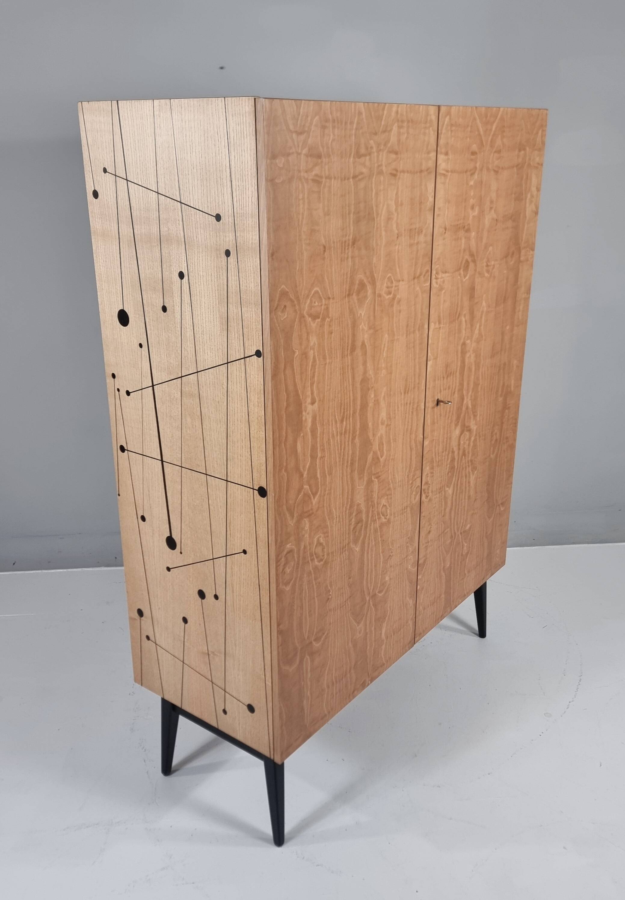 Vintage ash wardrobe, 1970s