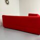 Living room sofa and 2 armchairs French design Steiner 70s vintage fabric