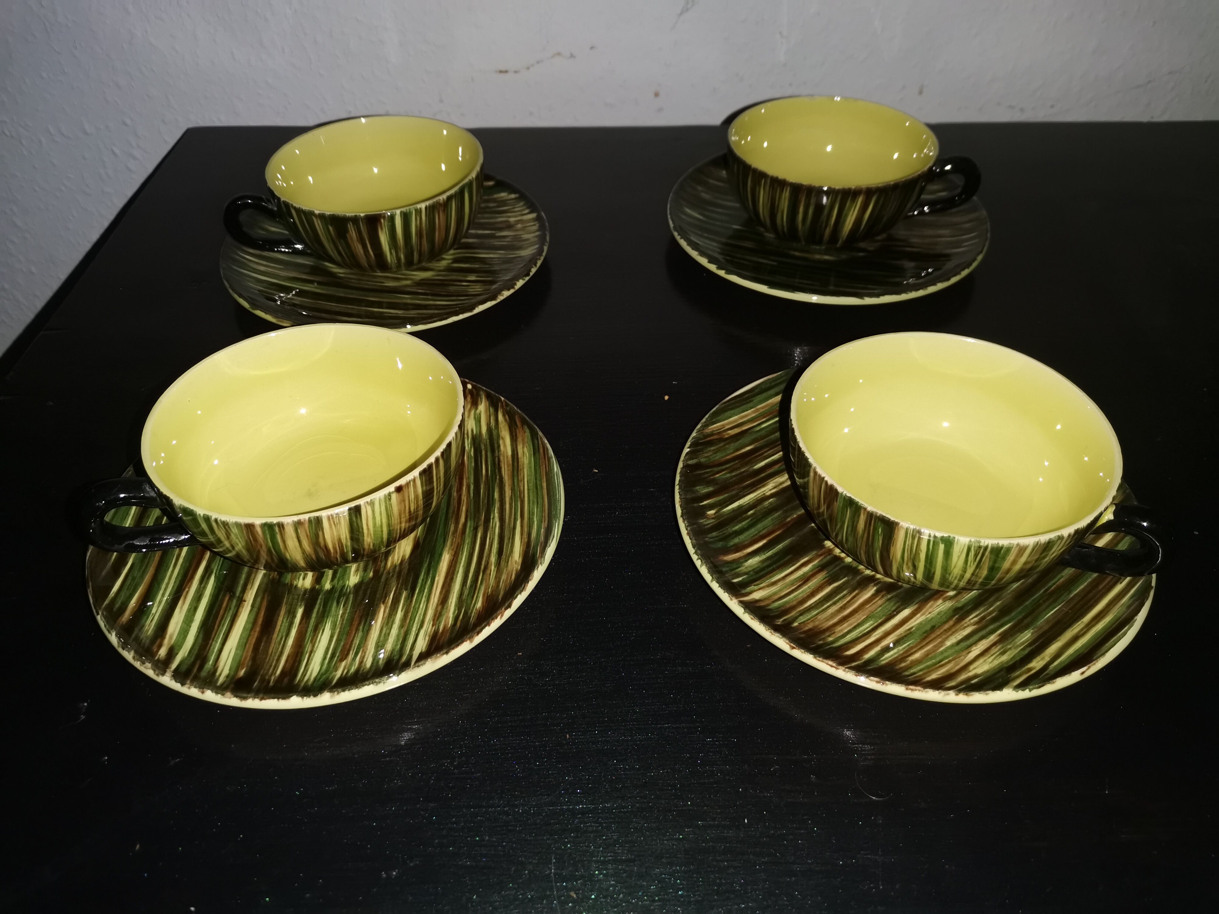 Lot 4 cups coffee St Clément