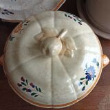 Longchamp tureen, tiled Mistral service