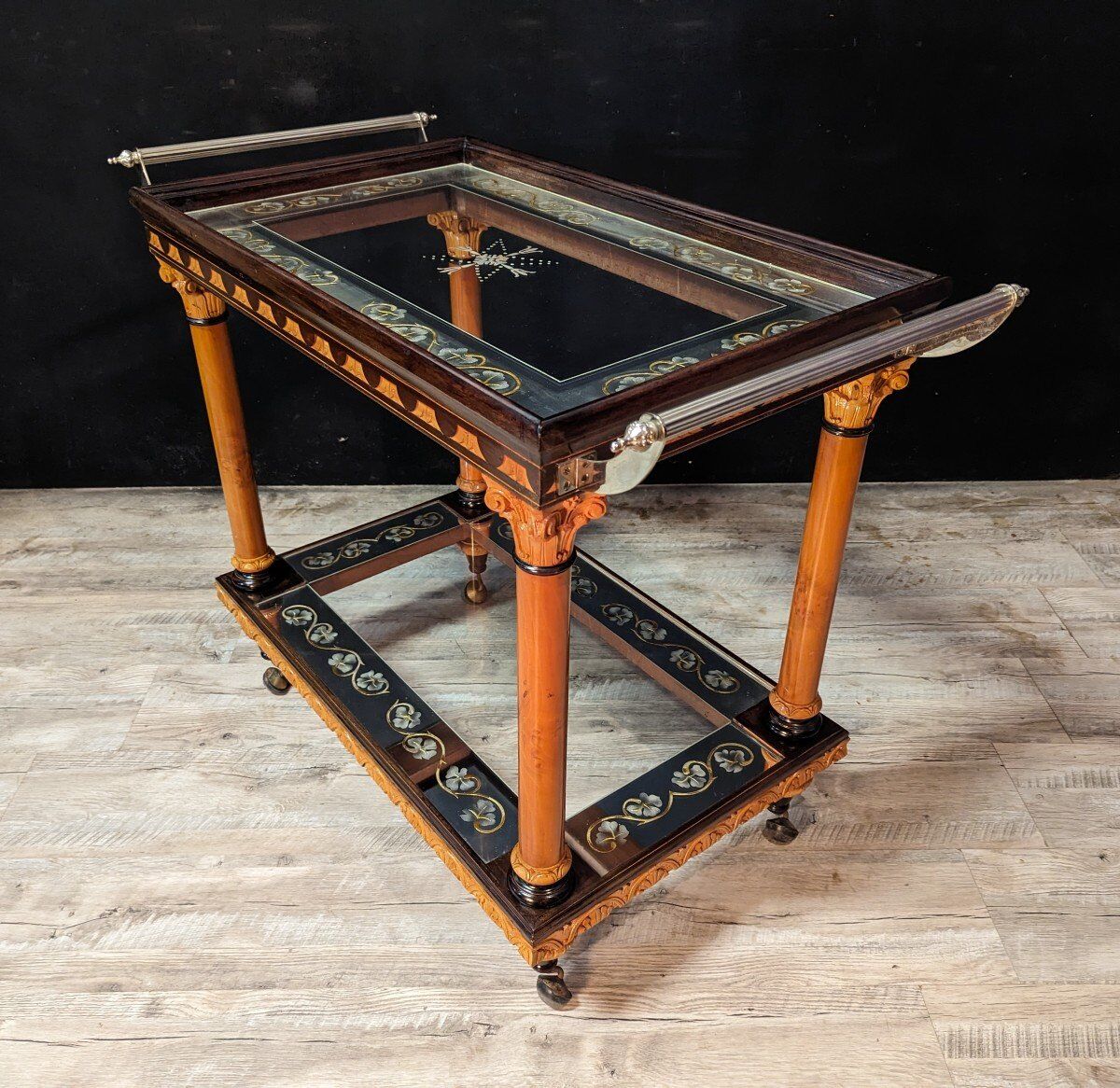 Serving italian design trolley of the 70s