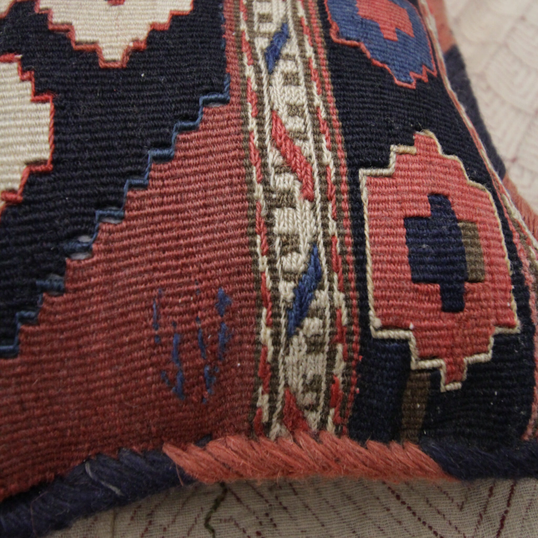 Geometric Turkish Cushion Cover Handmade Scatter Pillow