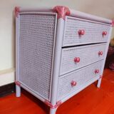Commode en rotin