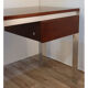 Vintage Georges Frydman desk in teak and aluminum 1970