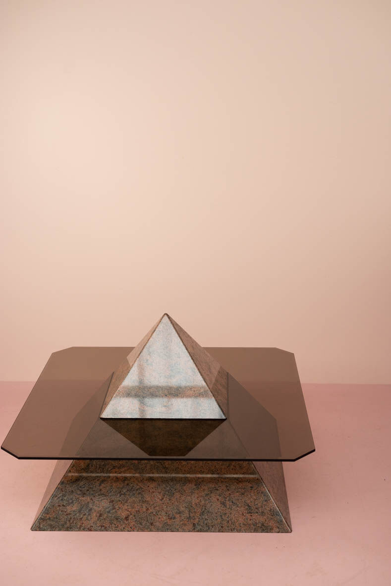 Coffee table in granite