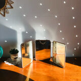 Triptych barber mirror