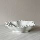 Coupelle porcelaine blanche forme feuille