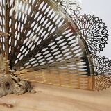 Fire firewall fan peacock bronze