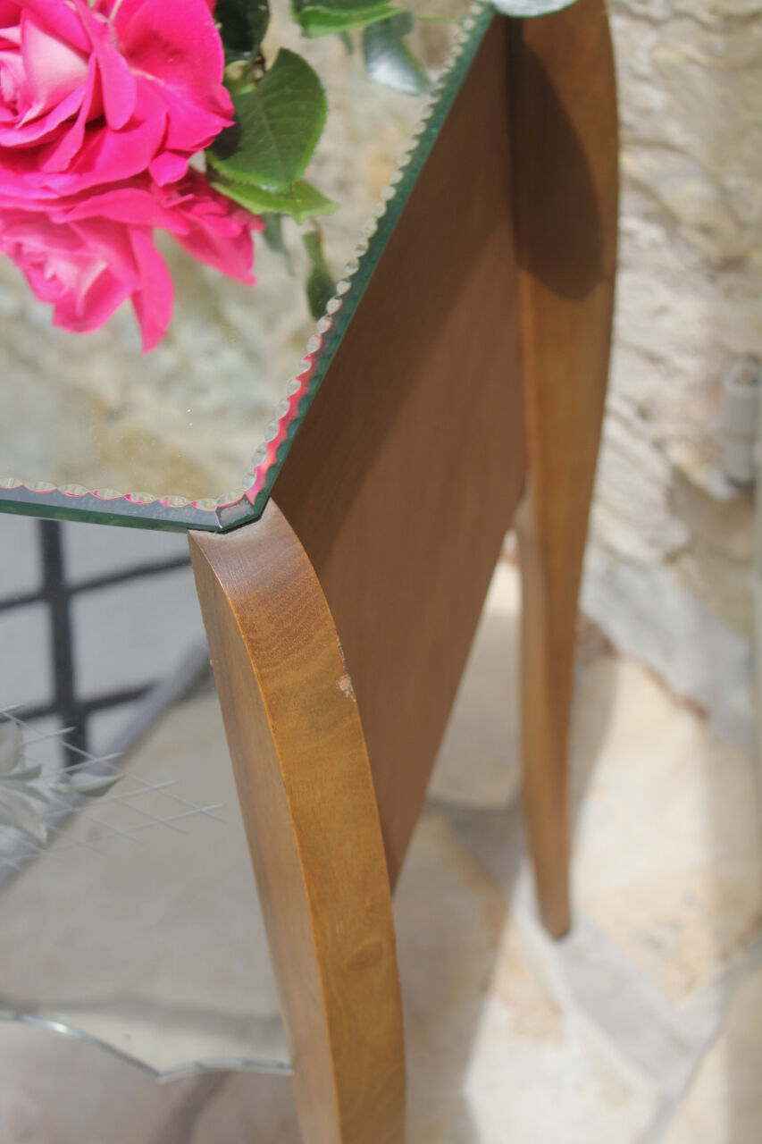 Art deco bedside mirror