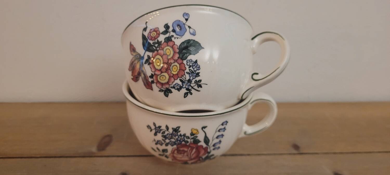 2 tasses Villeroy et Boch