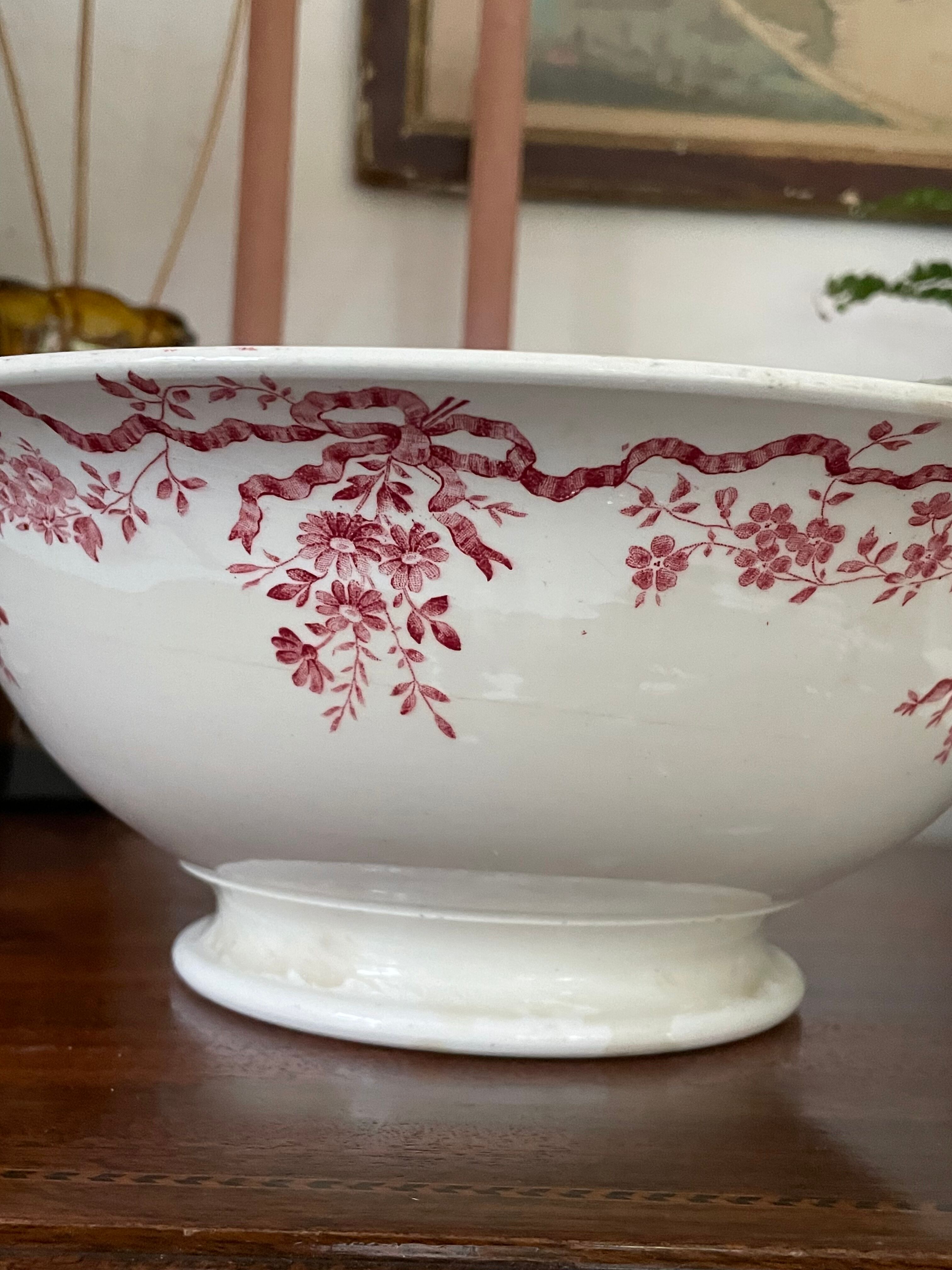 Two ceramic dishes from Longwy