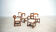 Set of six Italian dining chairs