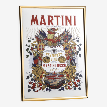 Miroir publicitaire vintage Martini