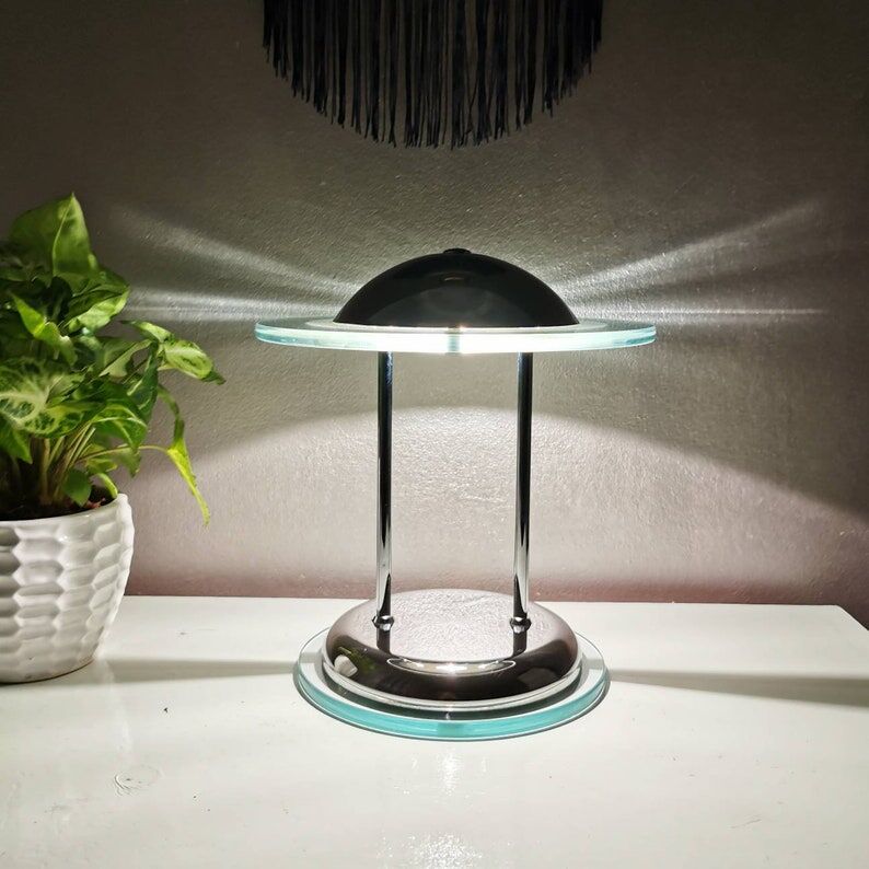 Lampe de table vintage années 80