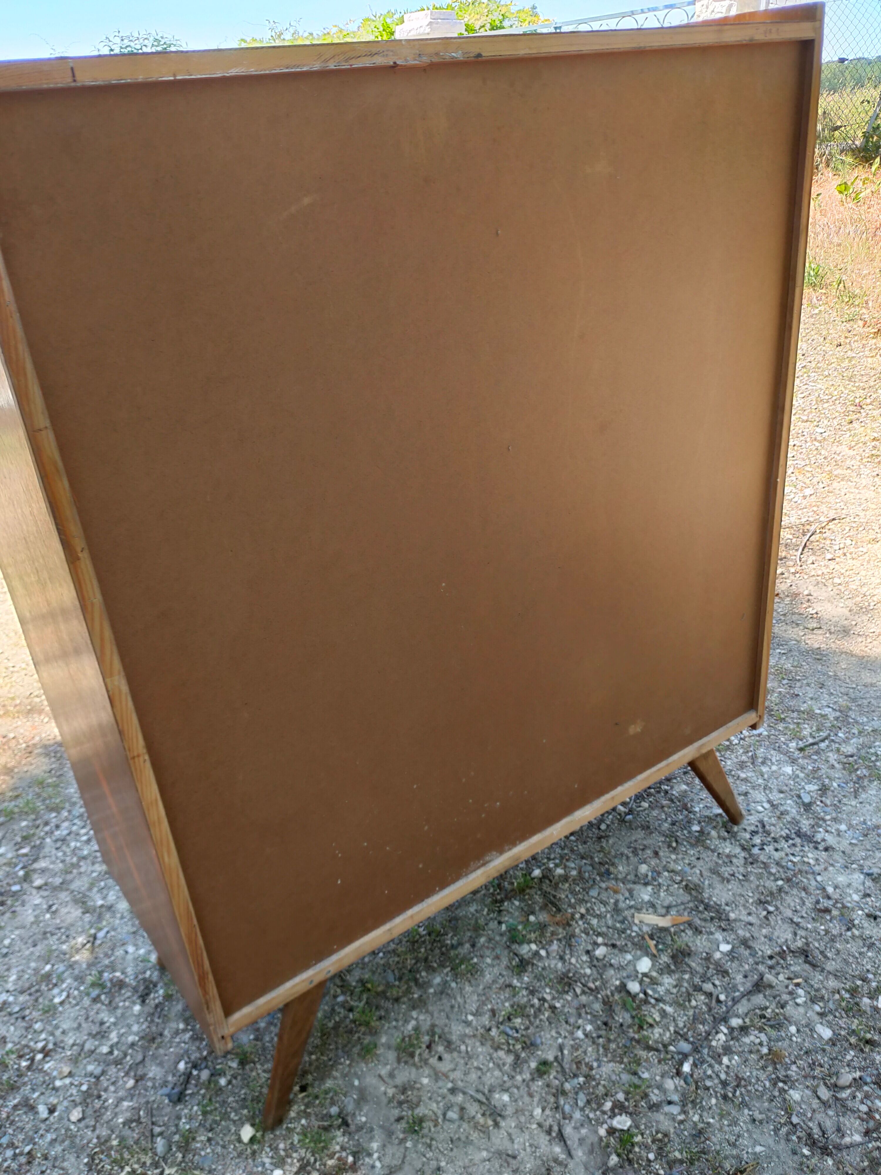 Wardrobe, vintage rattan wardrobe