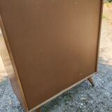 Wardrobe, vintage rattan wardrobe