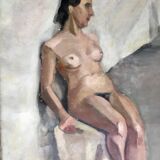 Tableau, nue de style années 1930