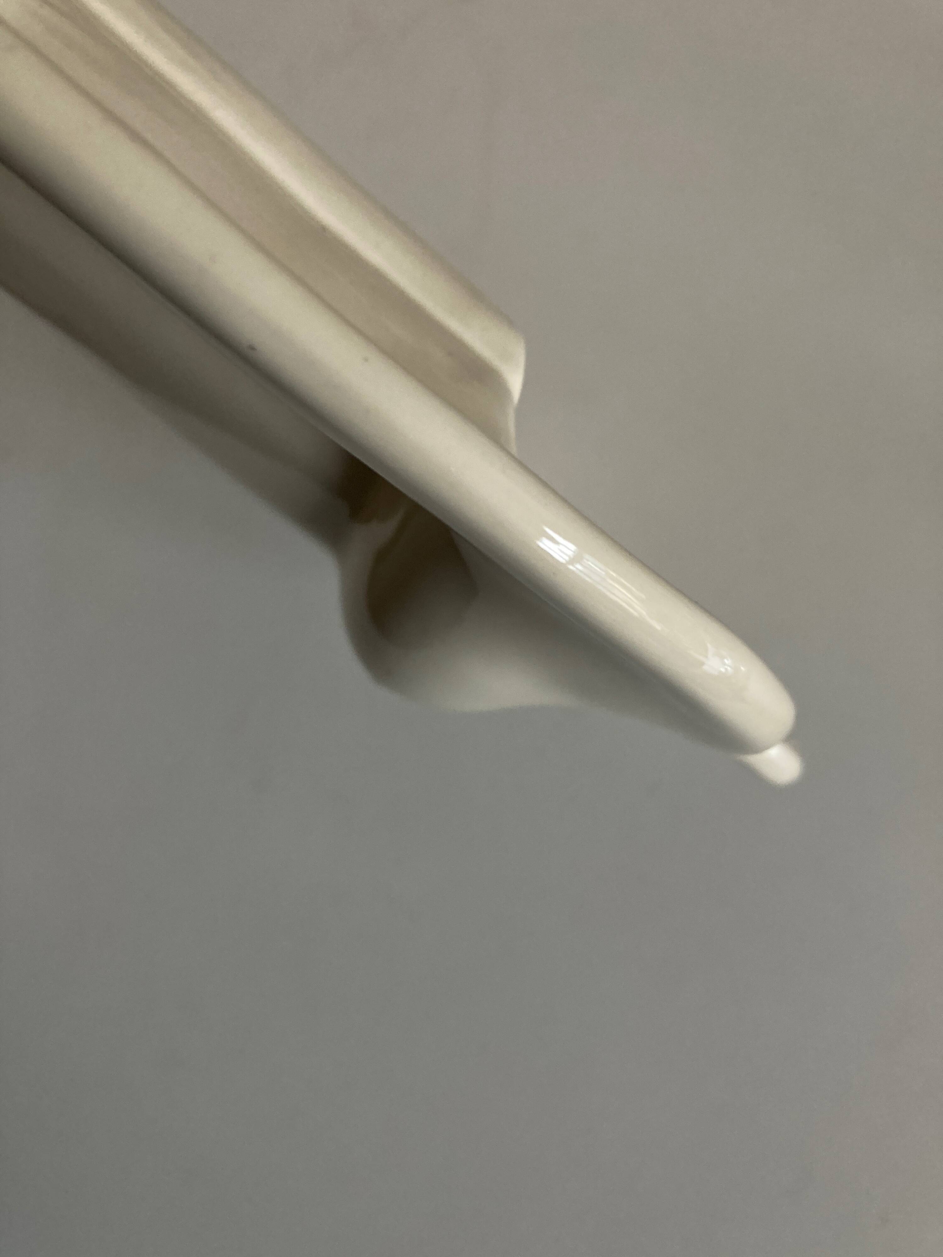 St. Clément ivory ironstone asparagus dish