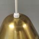 Hanging lamp from Danish Fog&Mørup 1950s, made of solid brass.