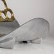 Aluminium and brass log holder by David Marshall, Spain, 1980s