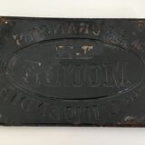 Antique enamelled plate 1900