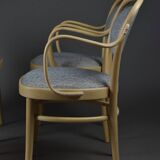 Ensemble de 4 chaises Gemla en hêtre, Suède 1970