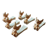 Set of 6 Happy Days knife holders