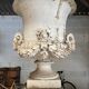 Pair of Neoclassical Style Cast Iron Vases, 19th Century