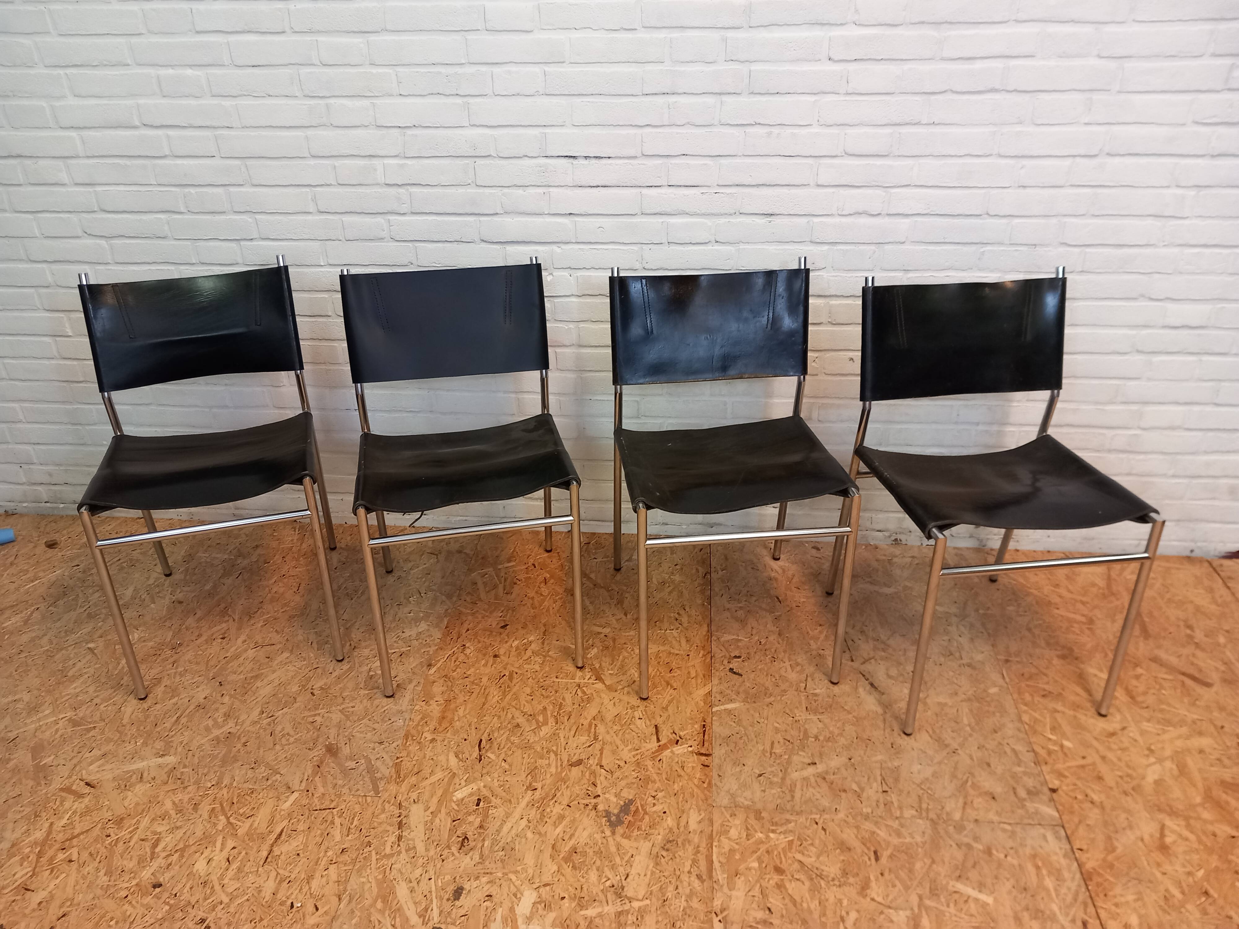 Ensemble de 4 chaises Martin Visser