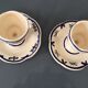 Duo of hb quimper breton coquetiers and flowers