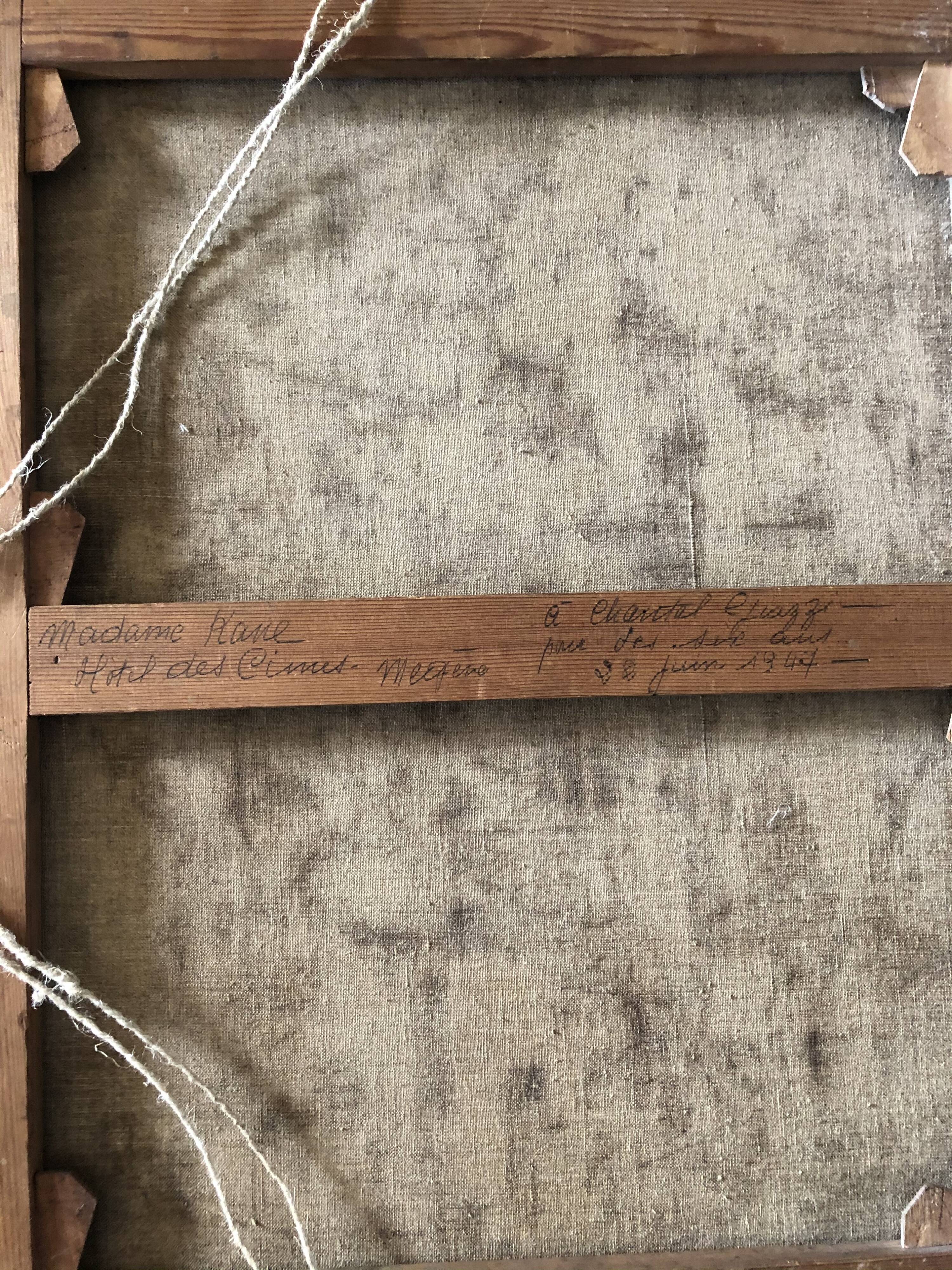 Portrait girl oil on canvas