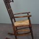 Rocking chair Antique Arts and Crafts Bobbin, English, 19th century