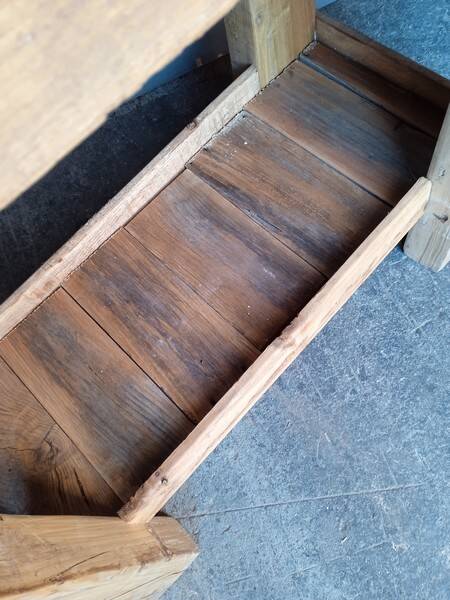 Workbench 120cm old solid wood
