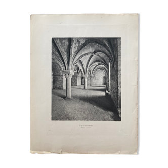 Heliogravure photograph of Mont Saint Michel 19th (Paul Dujardin)
